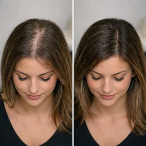 Before and After PRP Hair Treatment